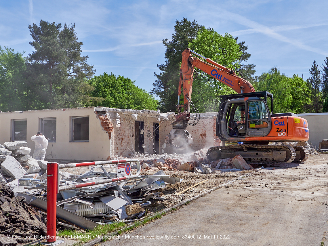 11.05.2022 - Baustelle am Haus für Kinder in Neuperlach
